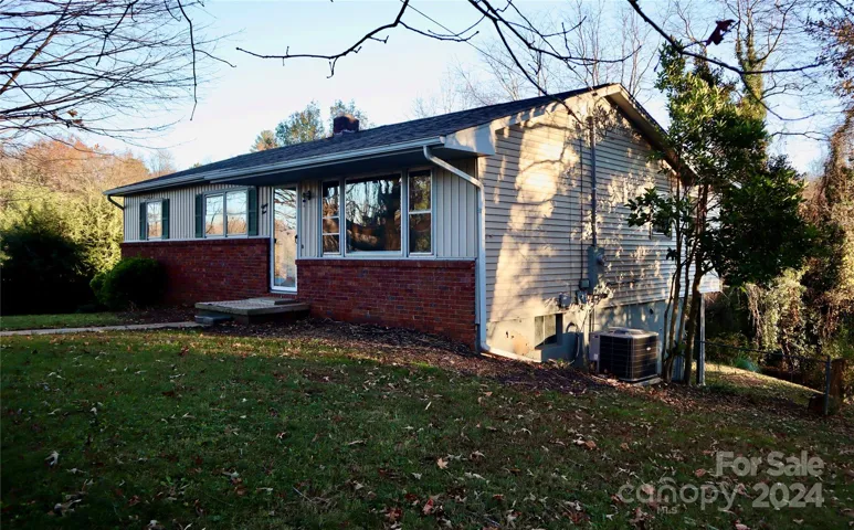 Side and front view of home