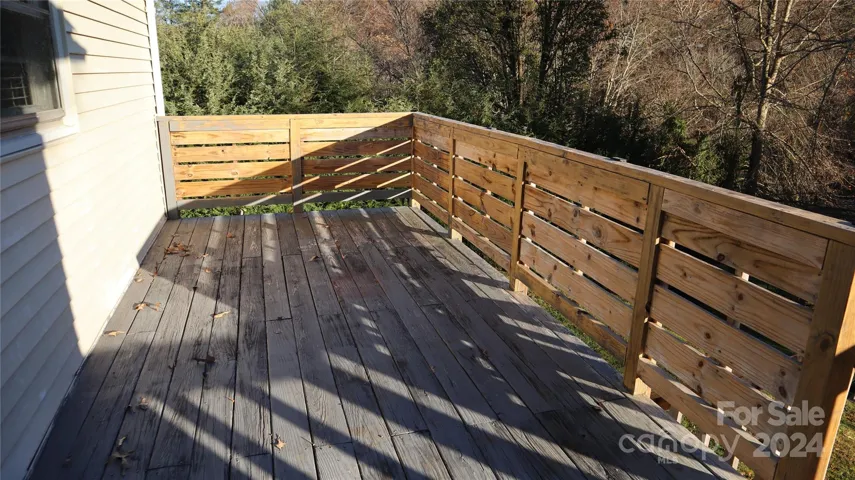 Back deck off of sunroom