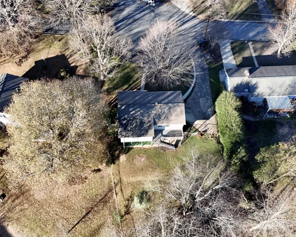 Aerial picture of house