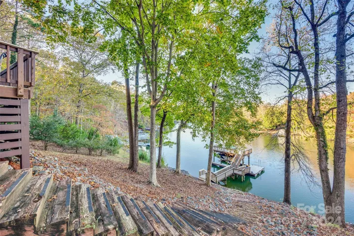 Just a short, leisurely walk down to the dock.
