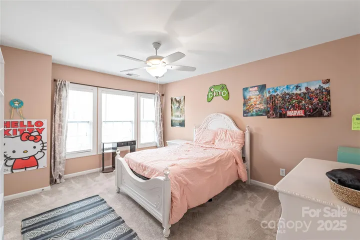 Second floor Guest room #3 with double door closet