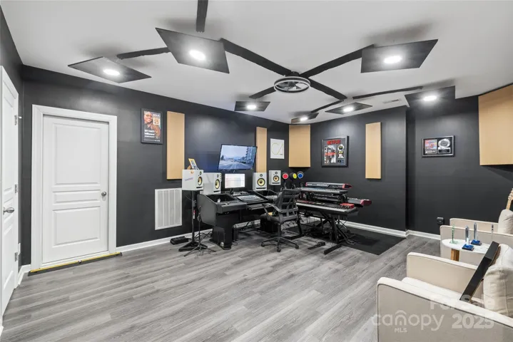 So many options and even storage! Please dont touch the recording equipment though.