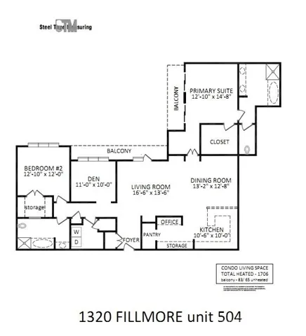 Open, flowing floor plan.
