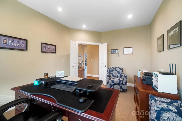 Office with French Doors