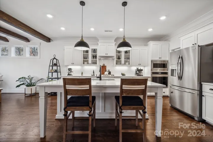 Quartz countertops.