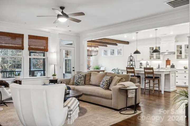 Spacious open floor plan.