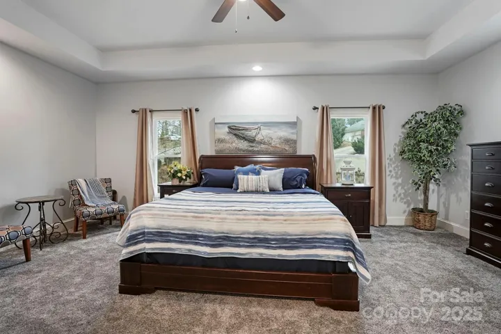 Second primary conveniently located on main level with private bath and walk-in closet