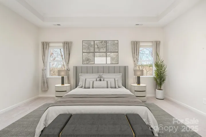 Virtually Staged Bedroom