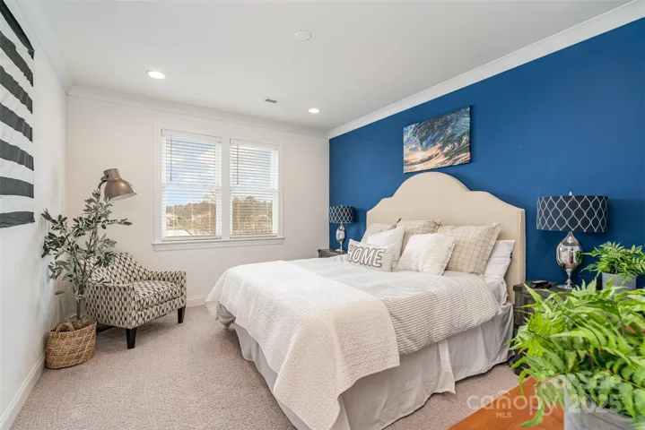 Secondary bedroom with waterviews