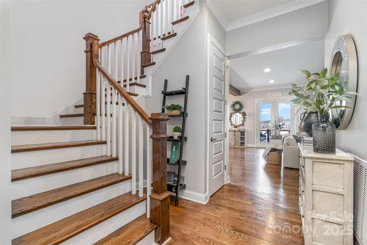 Gorgeous wood staircase