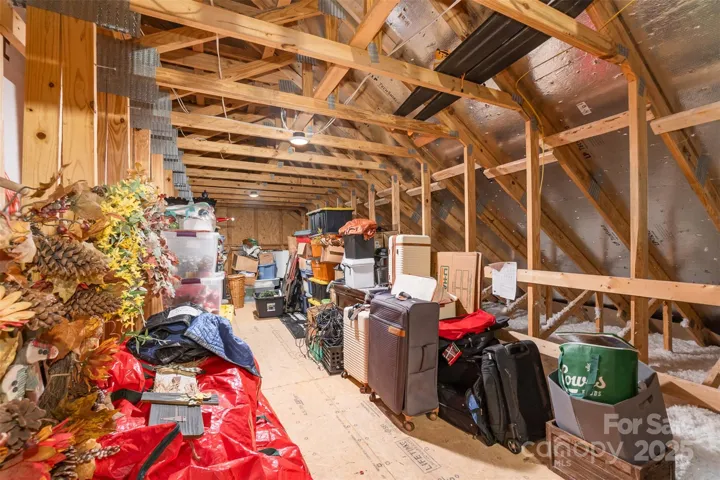 Huge attic storage