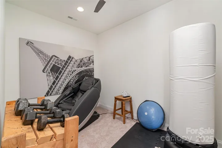 Flex space for home gym