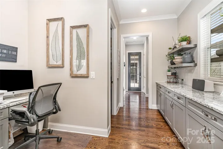 Practical and attractive features of this floor plan that you will surely appreciate: a butler's pantry and a study or office nook.