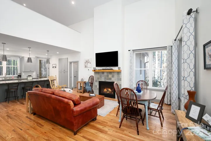 Open concept floor plan