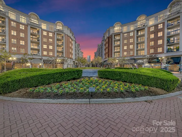 "Twilight" View of Piedmont Row and Building D on left.
