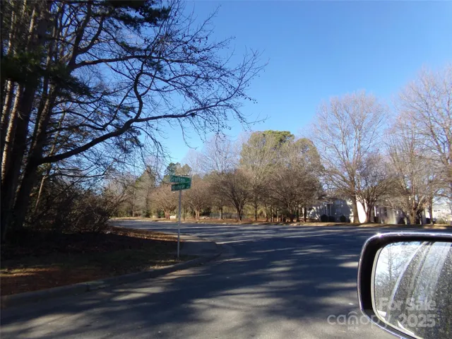 Vacant lot street sign