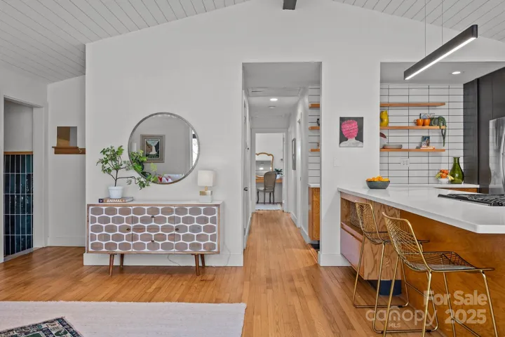 Open concept floor plan
