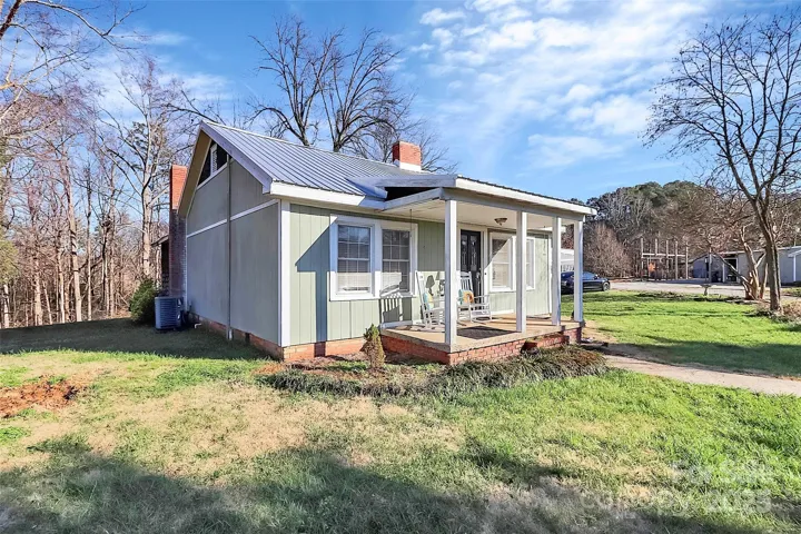 Side view of main home