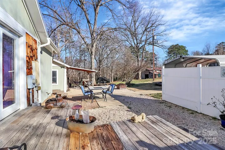 Another view back deck