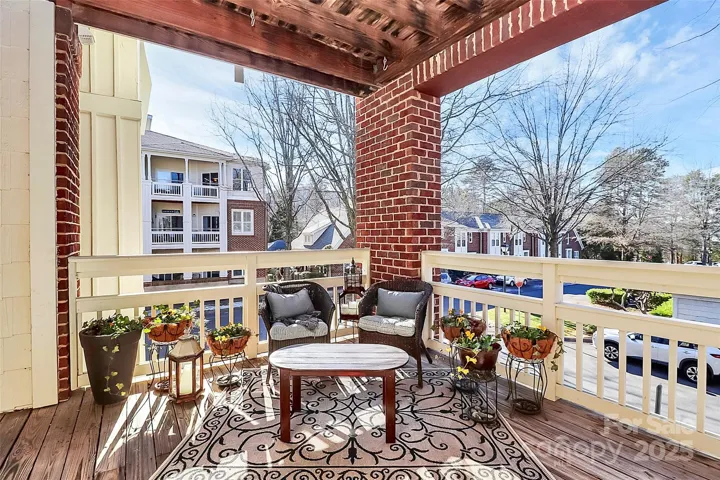 HUGE Covered Private Patios on the Front of the unit