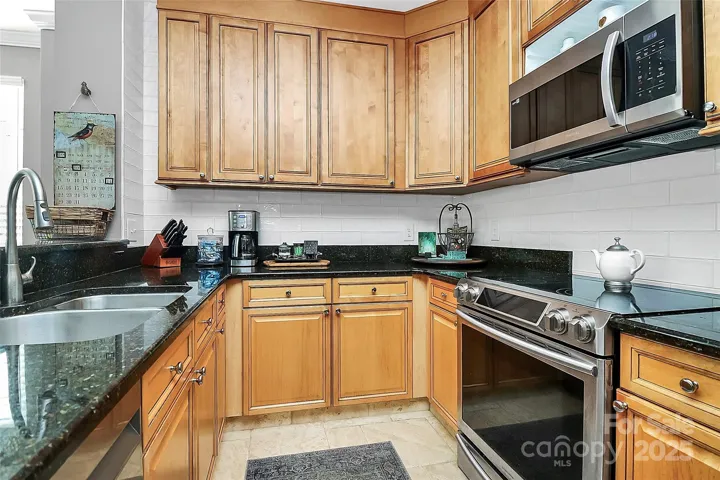 Kitchen is completely upgraded with NEW Cabinets!
