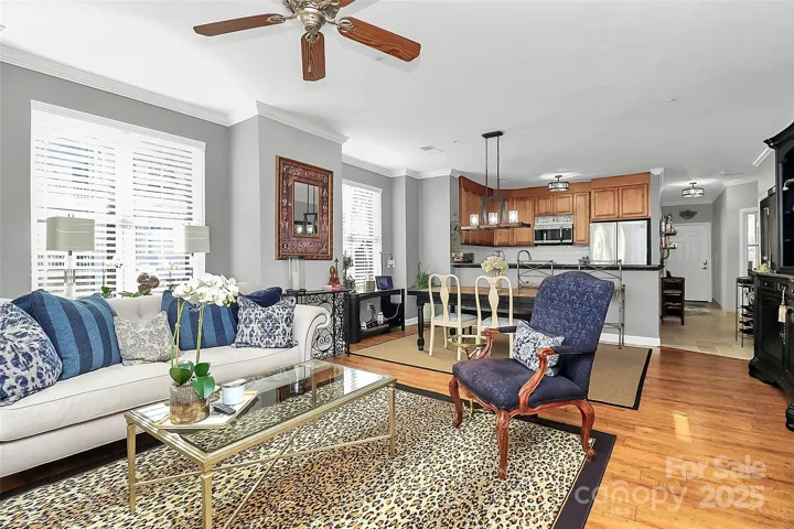 Beautiful Designer Luxury Vinyl Plank throughout the Entire living space.