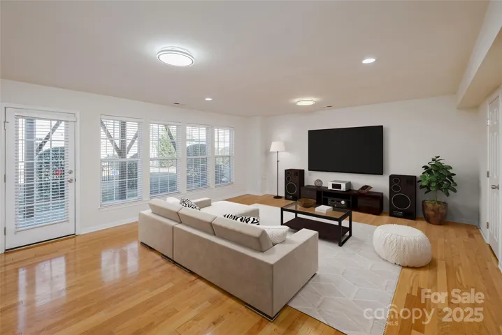 Virtually Staged Entertainment/ Bedroom
