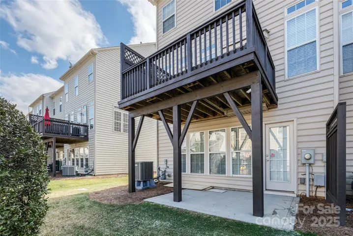 2nd Floor Deck and 1st floor outdoor patio