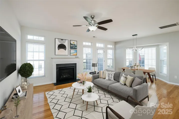 Virtually Staged Living Room