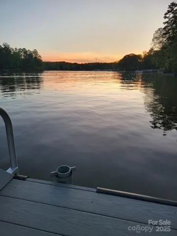 Sunset over the lake