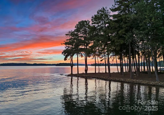 Approximately 526 feet of shoreline w/ Sunset Views