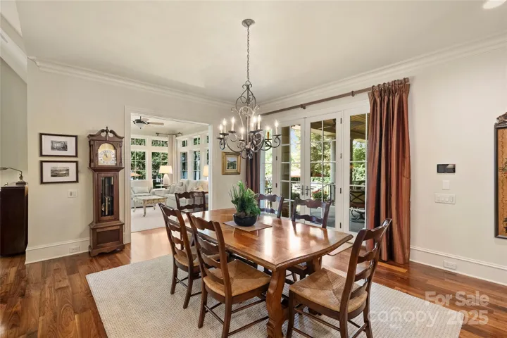 BREAKFAST ROOM that Accommodates a Large Kitchen Table