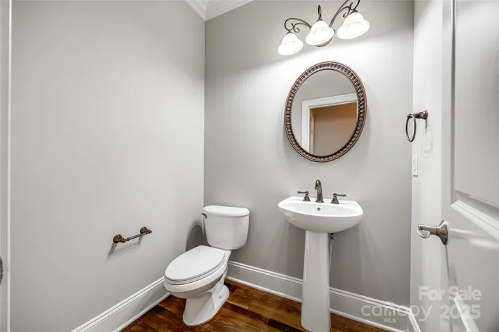 Half bath on main