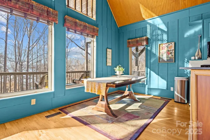 Dining area with a view