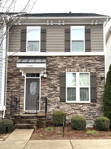 End Unit Townhome Front Entrance