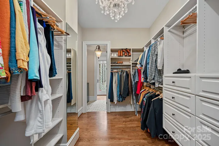 Custom Primary Closet attached to Laundry Room