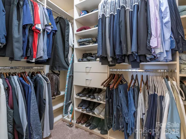Primary walk-in closet