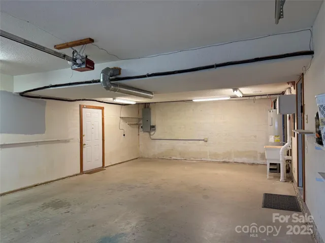 Two car garage- space is heated and conditioned.
