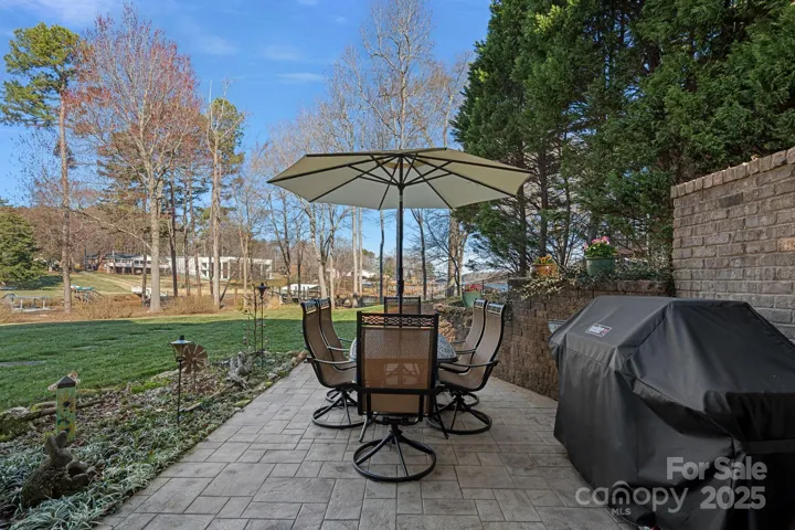 Enjoy meals or sunning on the outdoor patio - grill has hard-lined gas access.