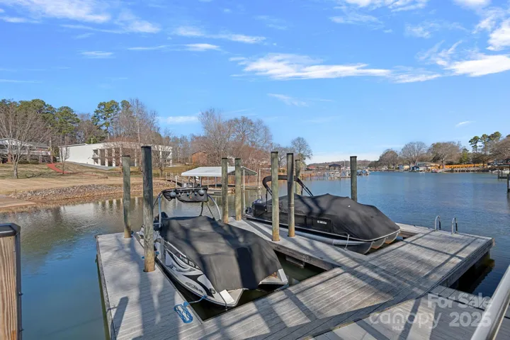 Shared dock with deeded boat slip