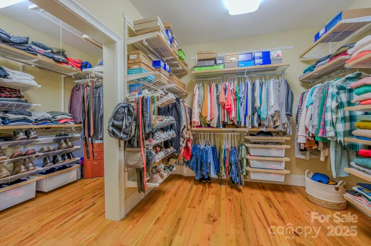 Huge walk in closet