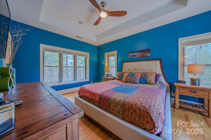 upstairs primary bedroom