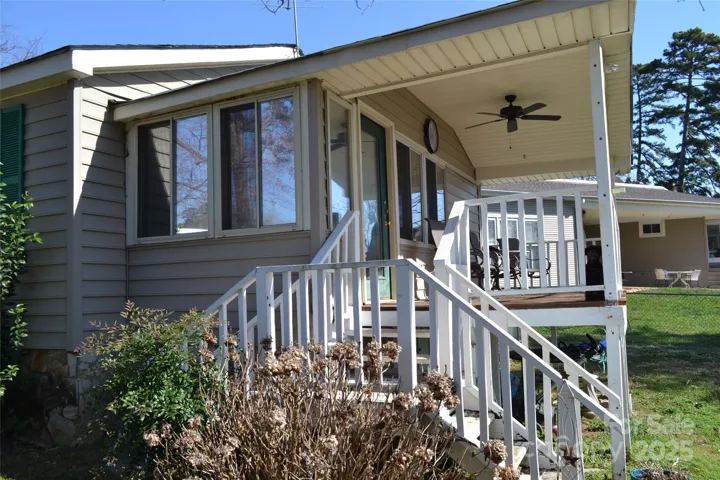 Back porch and sunroom