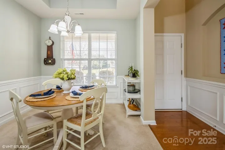Foyer with hardwoods