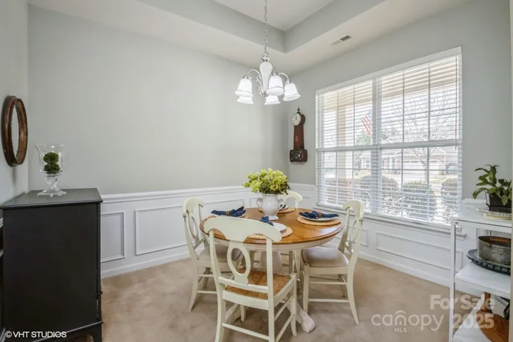 Dining Room with Picture and Crown Molding