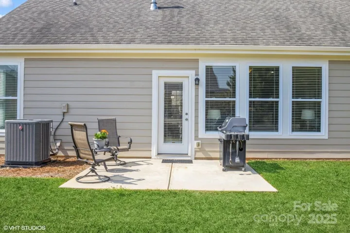 Patio perfect for outside BBQ's