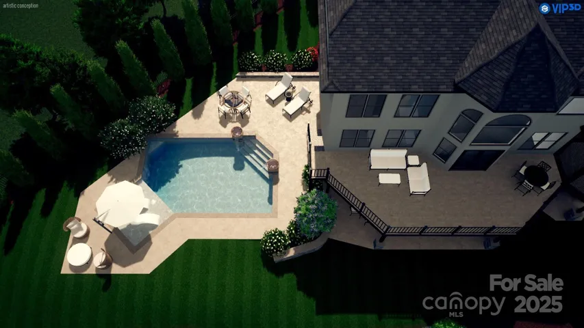 Pool Rendering: Specs to be verified by Buyer (see remarks)