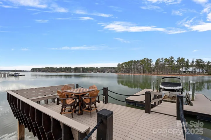 Large Seating Area on Private Dock