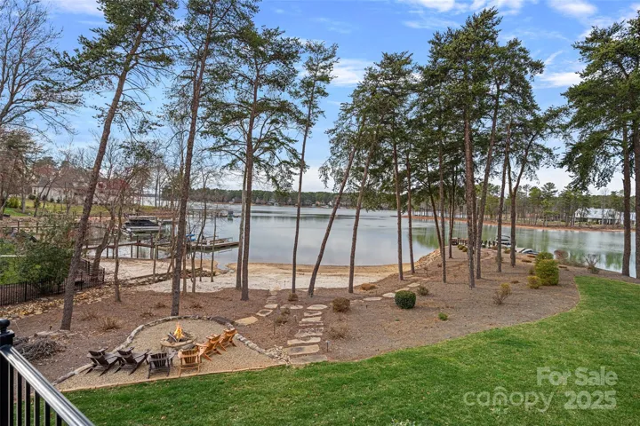 Enjoy chilly nights by the firepit.