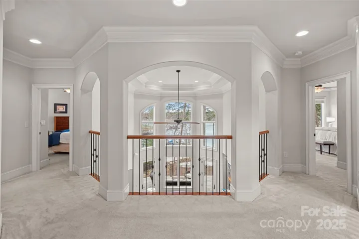 Light and Bright Second Level Landing Area